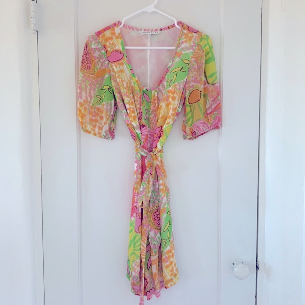 Trina Turk silk print dress